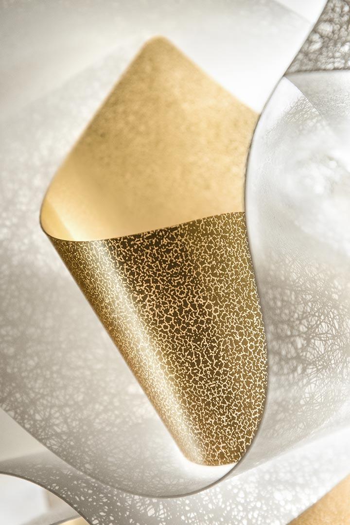 SLAMP lampe à suspension VELI SUSPENSION LARGE AUREA