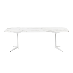 KARTELL table MULTIPLO XL avec plateau rectangulaire 180x90 cm