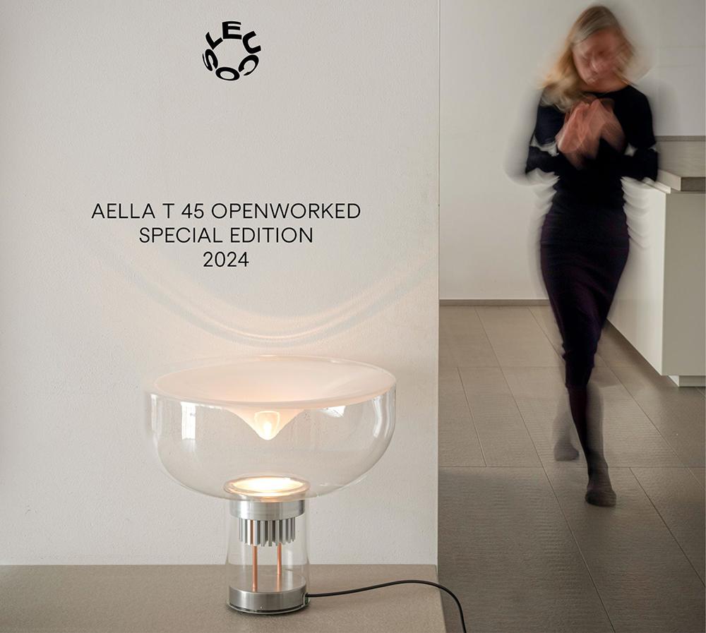 LEUCOS lampe de table AELLA T 45 OPENWORKED
