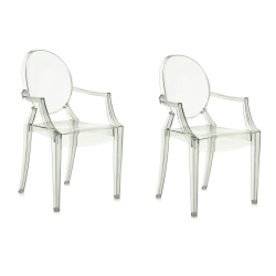 KARTELL set de 2 chaises LOUIS GHOST