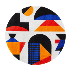 QEEBOO tapis ronde OGGIAN ITALIAN VIBES