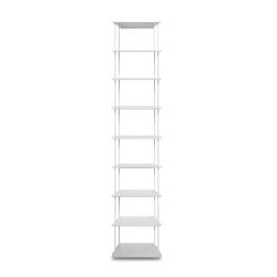 KRIPTONITE bibliothèque murale KROSSING MIDI 40 x H 203 cm avec base pour support au sol