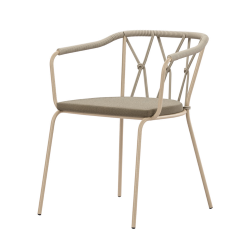 ALMA DESIGN set de 2 chaises avec accoudoirs pour l'extérieur SCALA