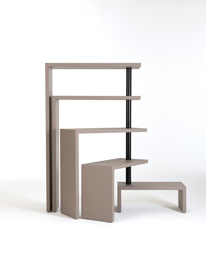 ZANOTTA meuble à étagères pivotantes JOY