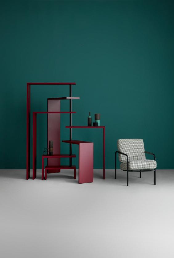 ZANOTTA meuble à étagères pivotantes JOY