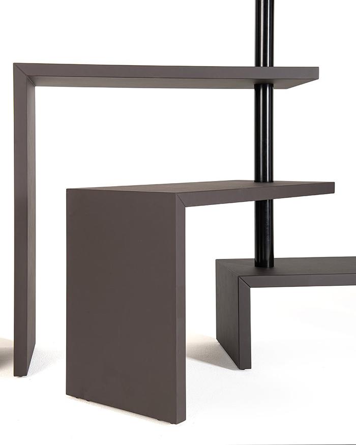 ZANOTTA meuble à étagères pivotantes JOY