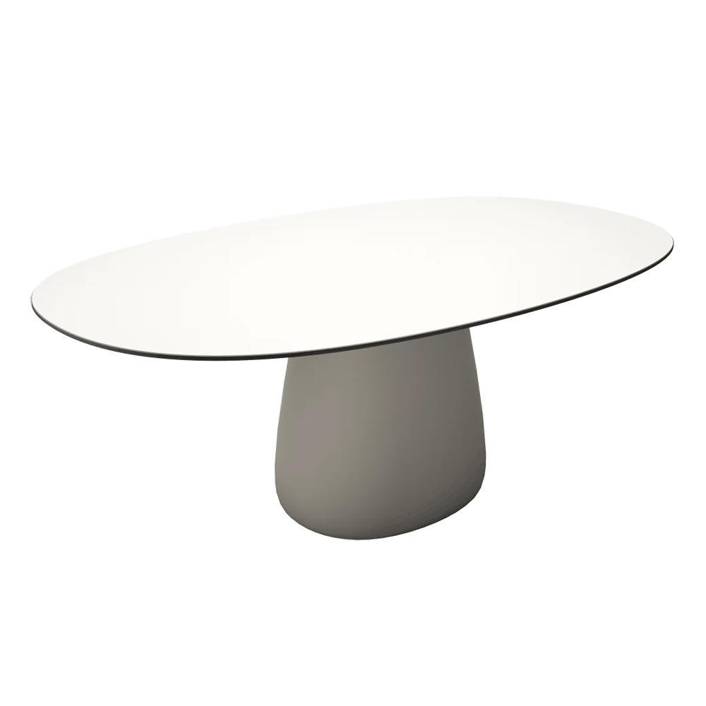 QEEBOO table pour l'extérieur COBBLE avec le plateau en HPL 190 cm