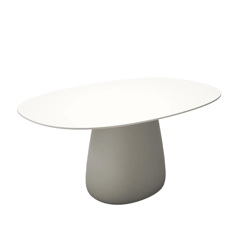 QEEBOO table pour l'extérieur COBBLE avec le plateau en HPL 160 cm