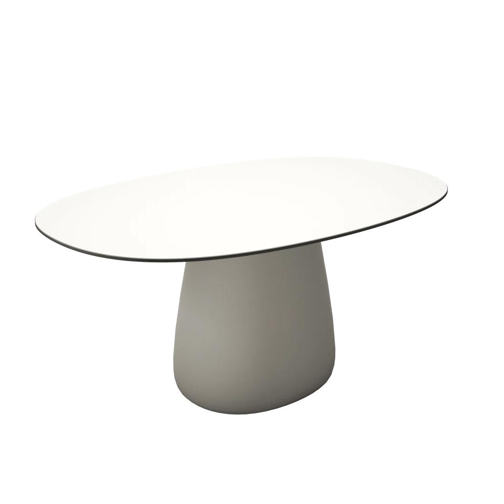 QEEBOO table pour l'extérieur COBBLE avec le plateau en HPL 160 cm