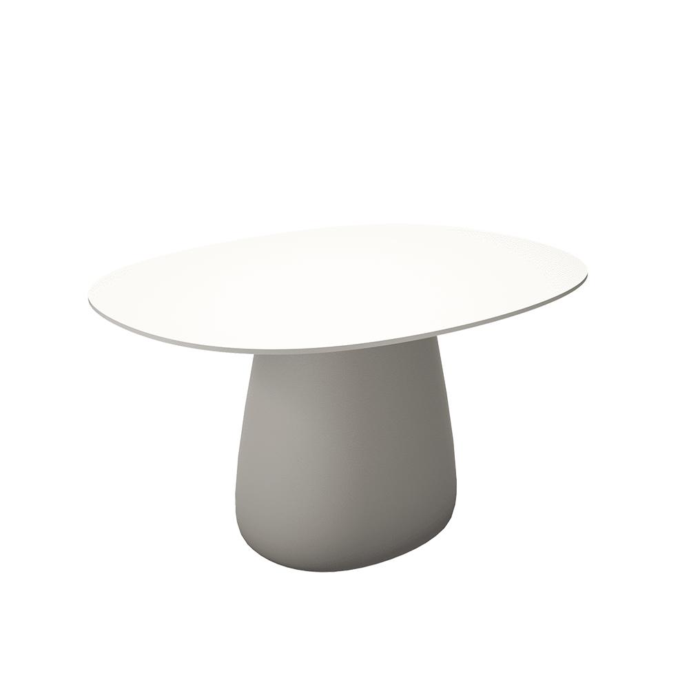 QEEBOO table pour l'extérieur COBBLE avec le plateau en HPL 135 cm
