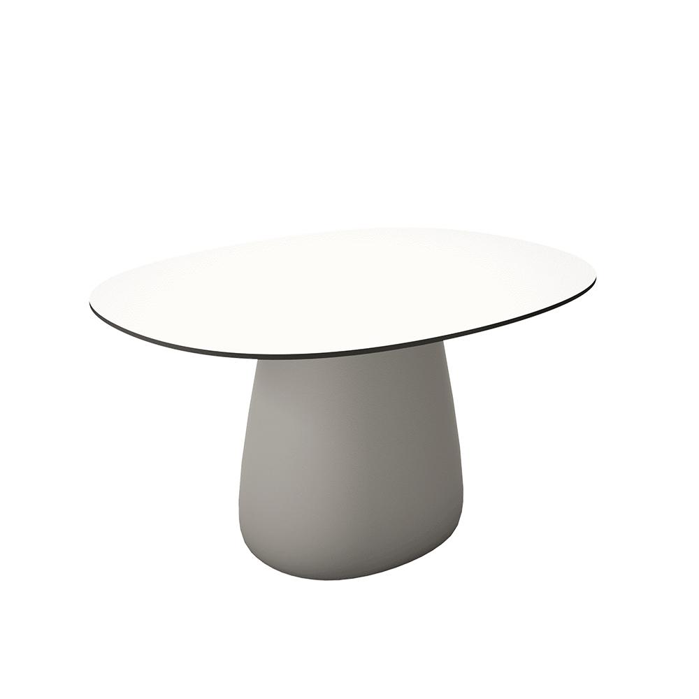 QEEBOO table pour l'extérieur COBBLE avec le plateau en HPL 135 cm
