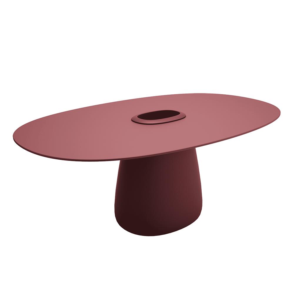 QEEBOO table pour l'extérieur COBBLE BUCKET avec le plateau en HPL 190 cm