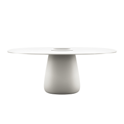 QEEBOO table pour l'extérieur COBBLE BUCKET avec le plateau en HPL 190 cm