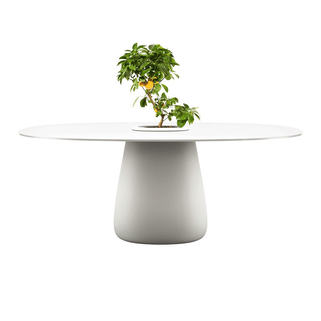 QEEBOO table pour l'extérieur COBBLE BUCKET avec le plateau en HPL 190 cm