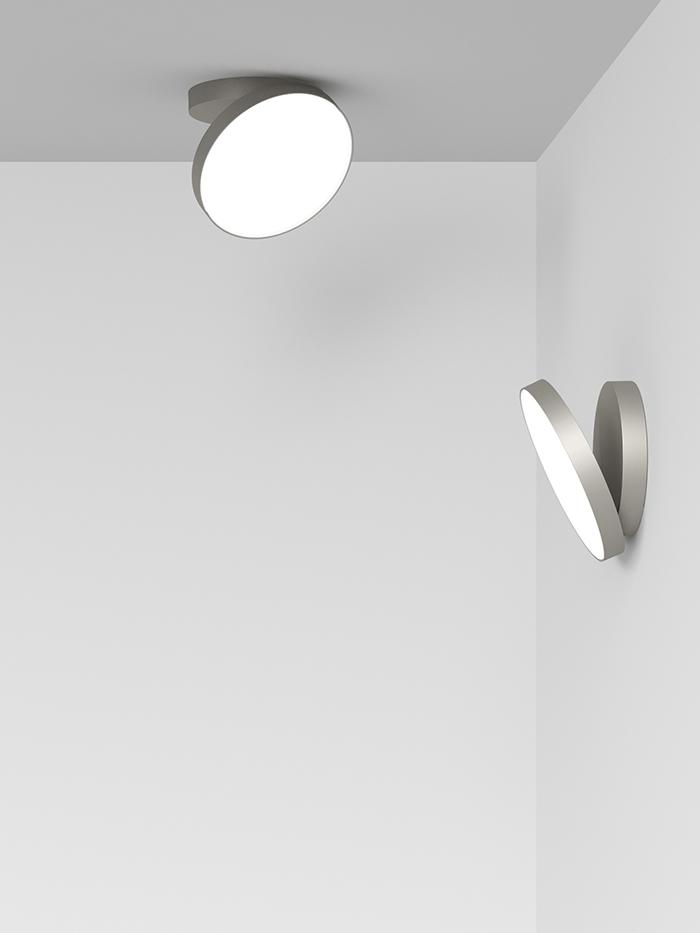 ROTALIANA lampe murale applique ou lampe au plafond plafonnier VENERE Ø 25 cm dimmer DALI