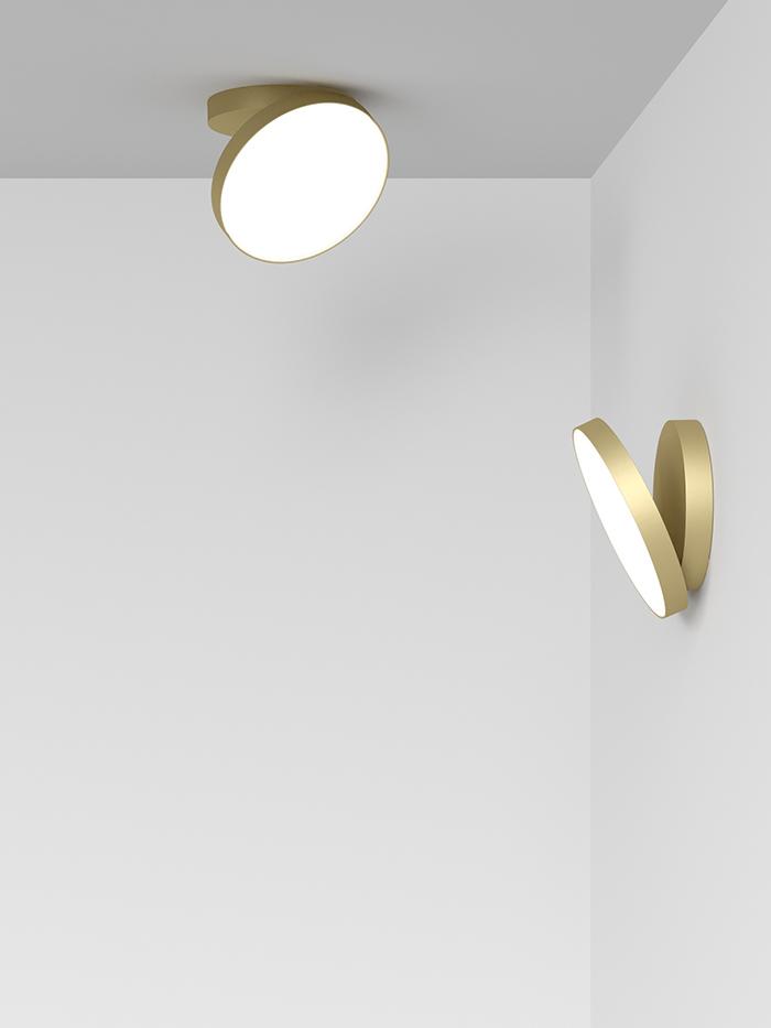 ROTALIANA lampe murale applique ou lampe au plafond plafonnier VENERE Ø 25 cm ON/OFF