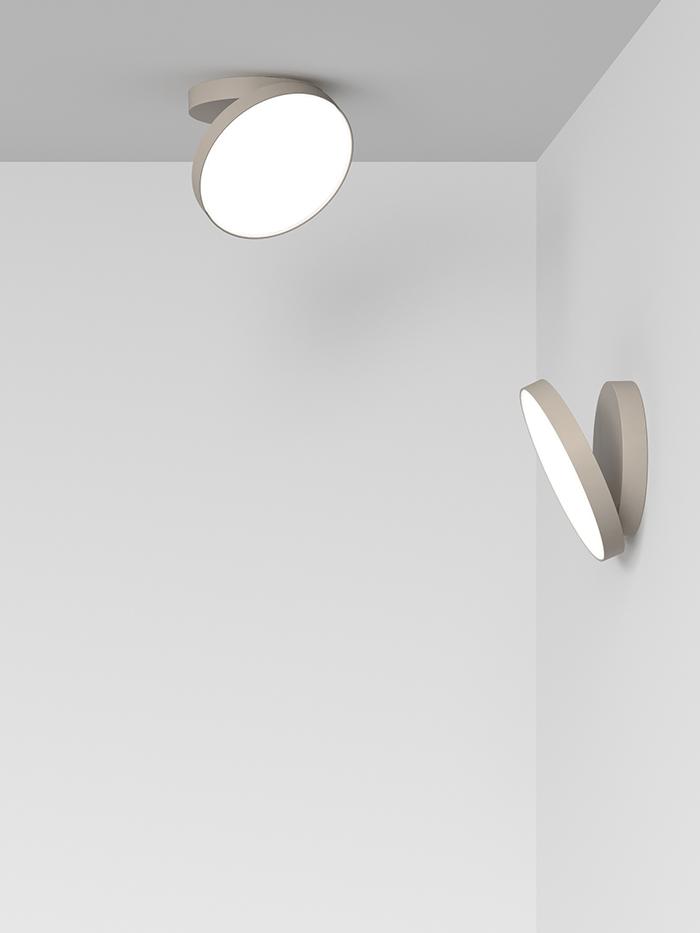 ROTALIANA lampe murale applique ou lampe au plafond plafonnier VENERE Ø 25 cm ON/OFF