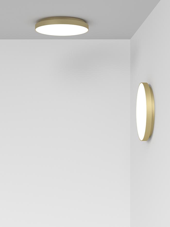 ROTALIANA lampe murale applique ou lampe au plafond plafonnier VENERE Ø 33 cm dimmer PUSH