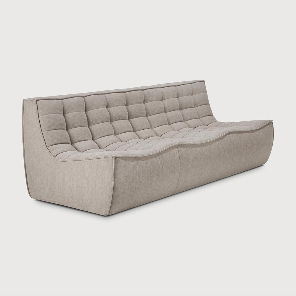 ETHNICRAFT canapé modulaire à 3 places N701