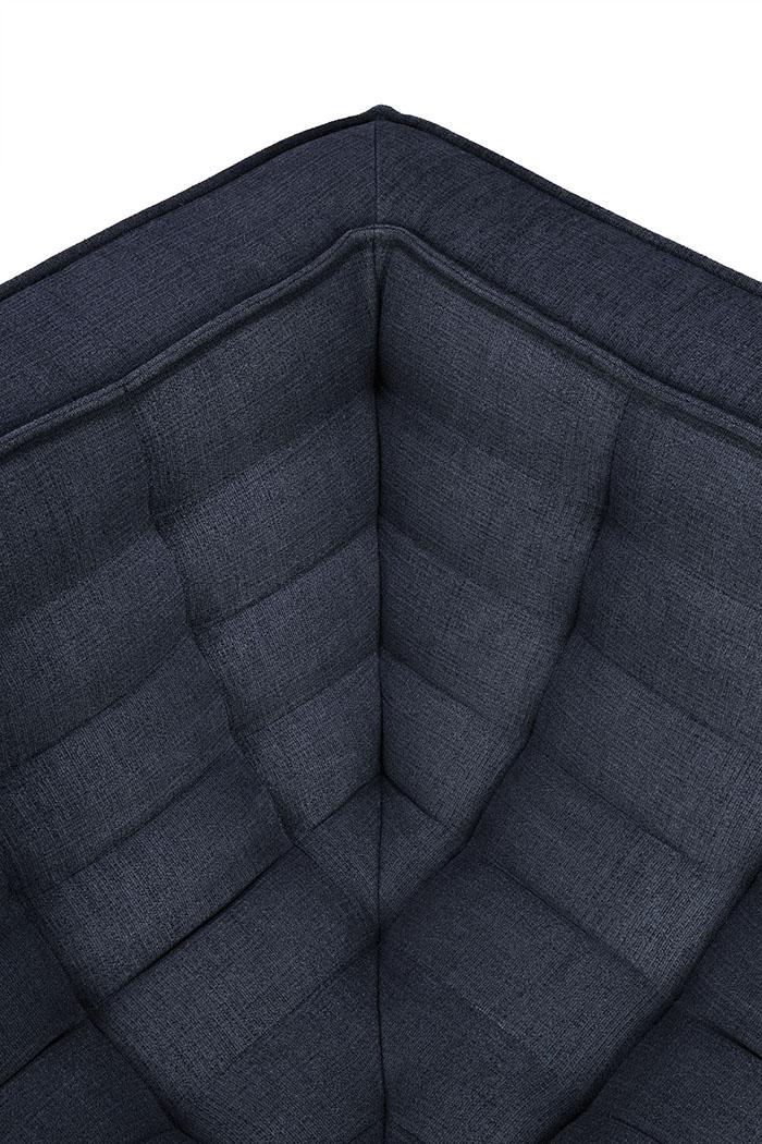 ETHNICRAFT canapé modulaire d'angle carré N701 90°