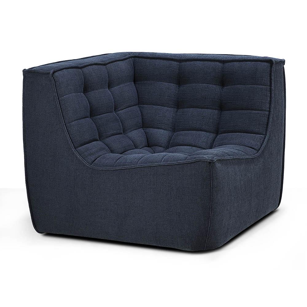 ETHNICRAFT canapé modulaire d'angle carré N701 90°