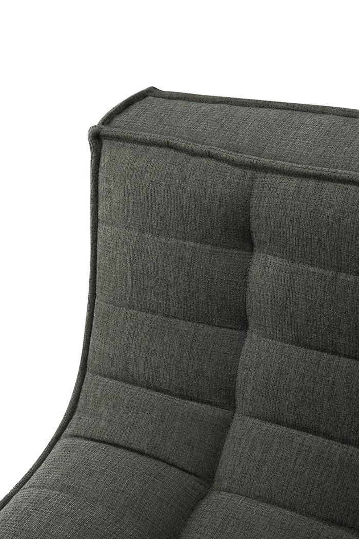 ETHNICRAFT canapé modulaire d'angle carré N701 90°