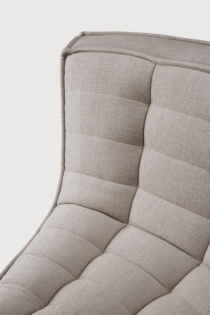 ETHNICRAFT canapé modulaire d'angle rond N701 90°