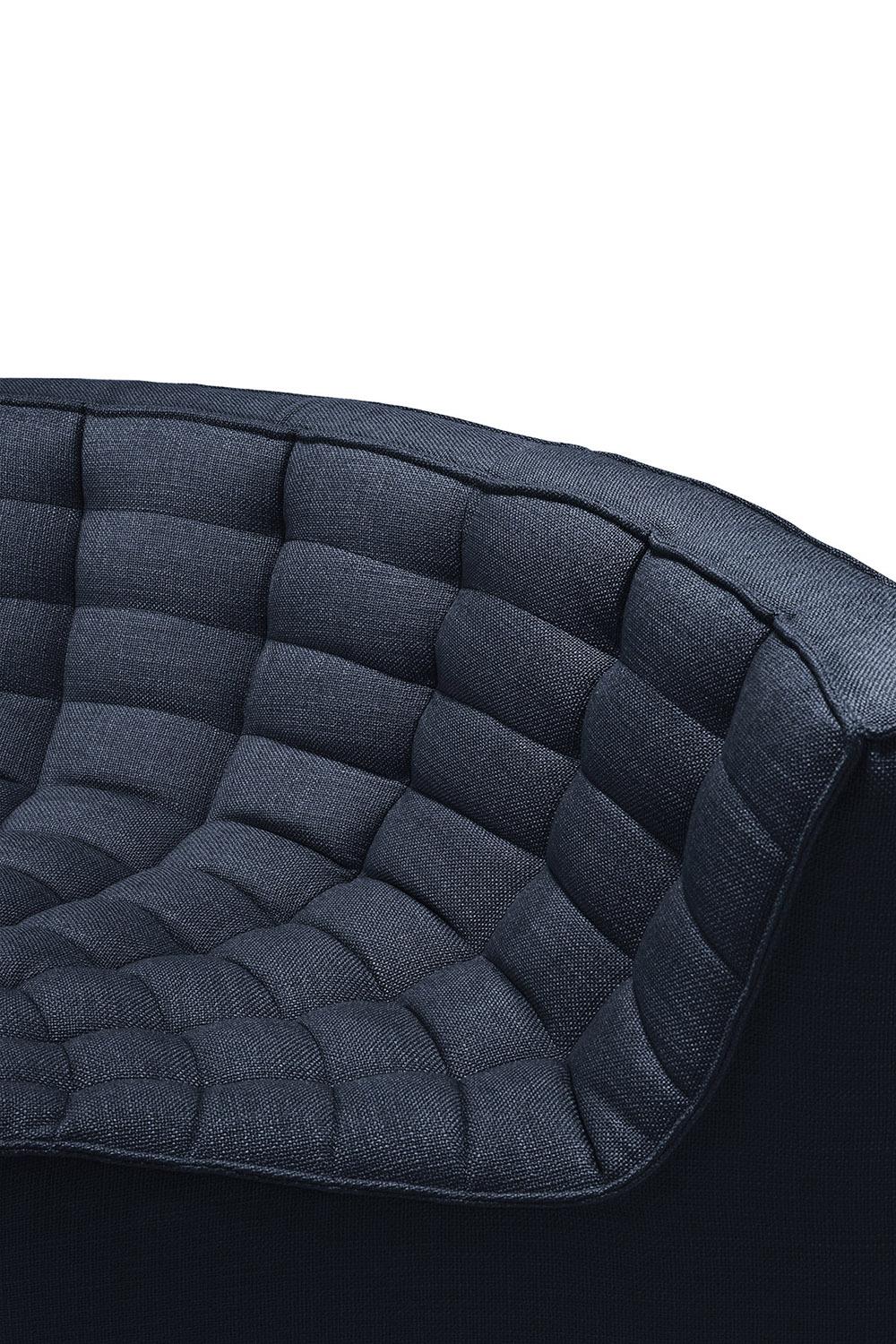 ETHNICRAFT canapé modulaire d'angle rond N701 90°
