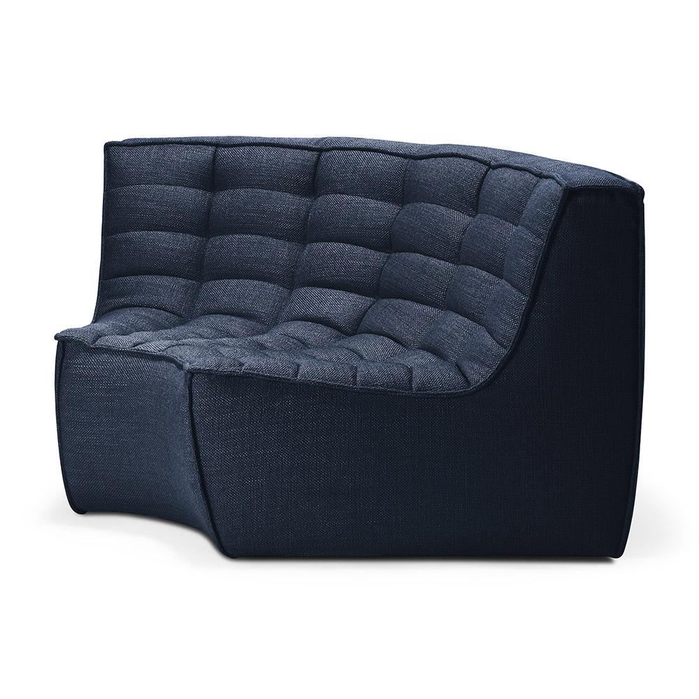 ETHNICRAFT canapé modulaire d'angle rond N701 90°