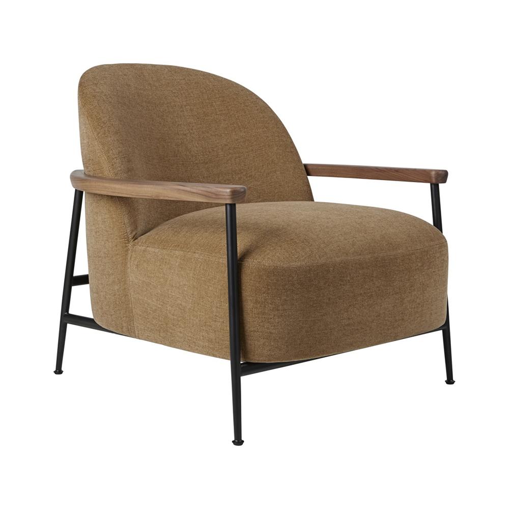 GUBI fauteuil avec accoudoirs SEJOUR LOUNGE CHAIR
