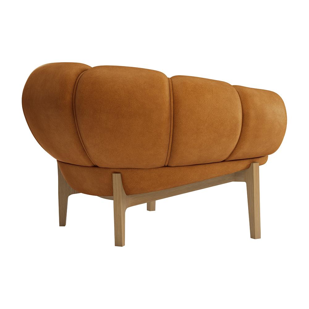 GUBI fauteuil CROISSANT en cuir