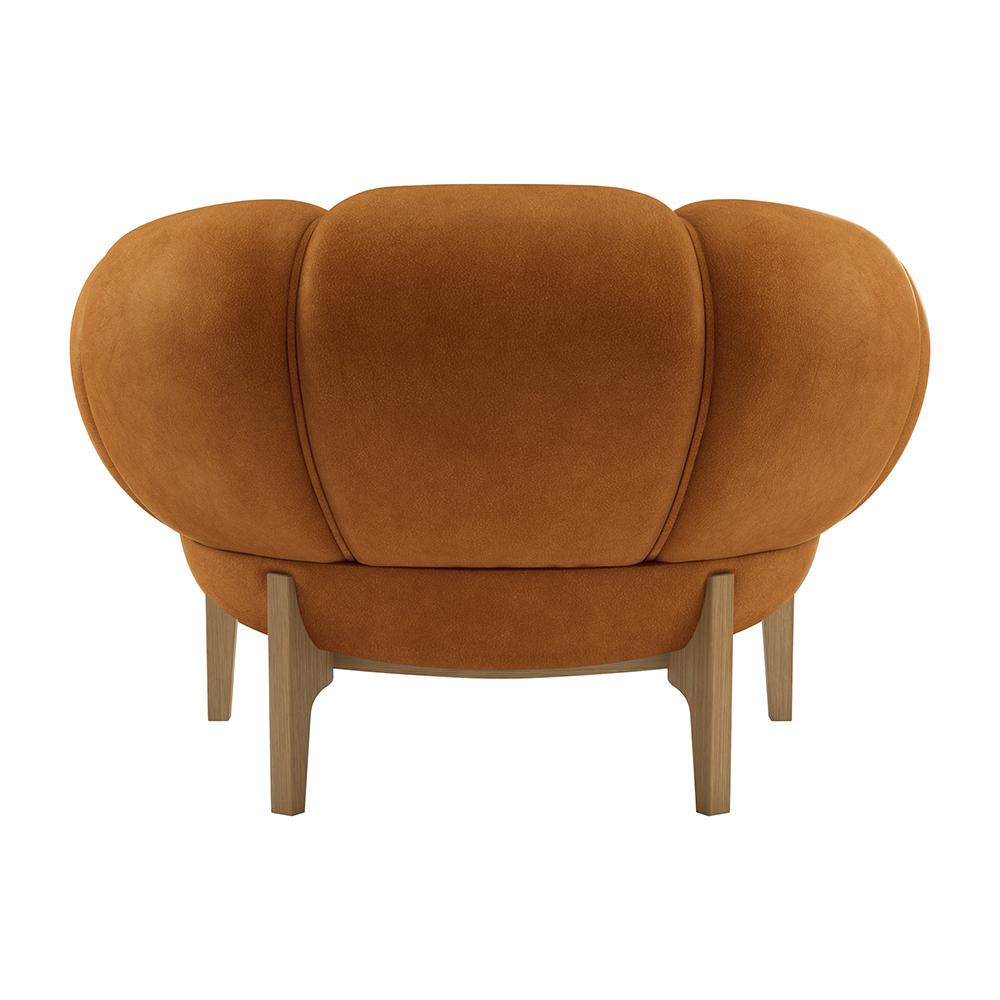 GUBI fauteuil CROISSANT en cuir