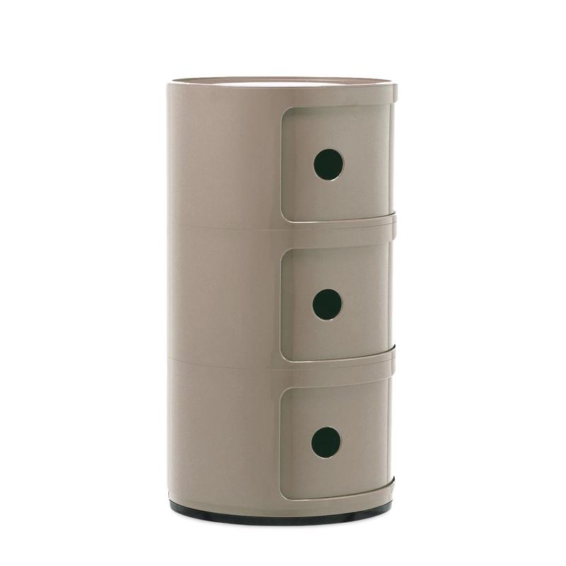 KARTELL table de chevet COMPONIBILI à trois éléments