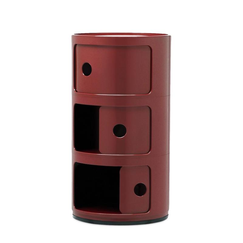 KARTELL table de chevet COMPONIBILI à trois éléments