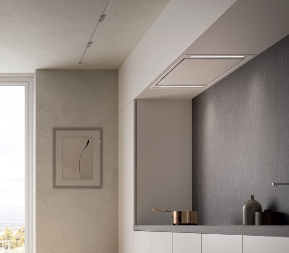 FALMEC hotte au plafond STELLA PLUS BLANCHE 90 cm