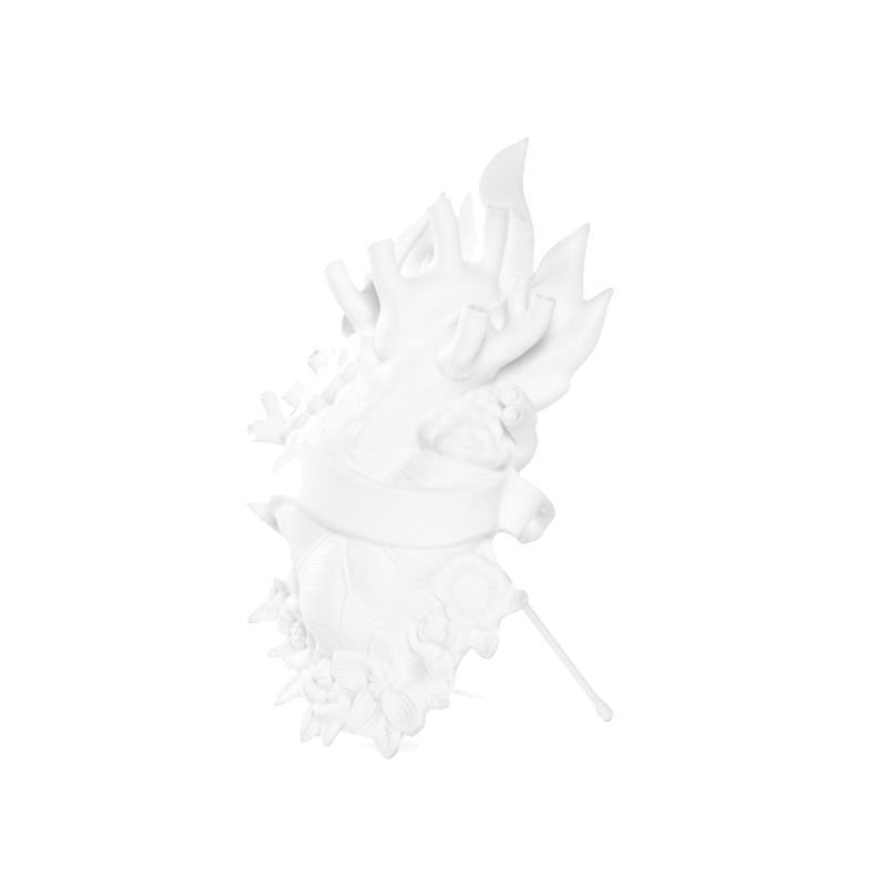 SELETTI vase en forme de coeur HOLY LOVE IN BLOOM