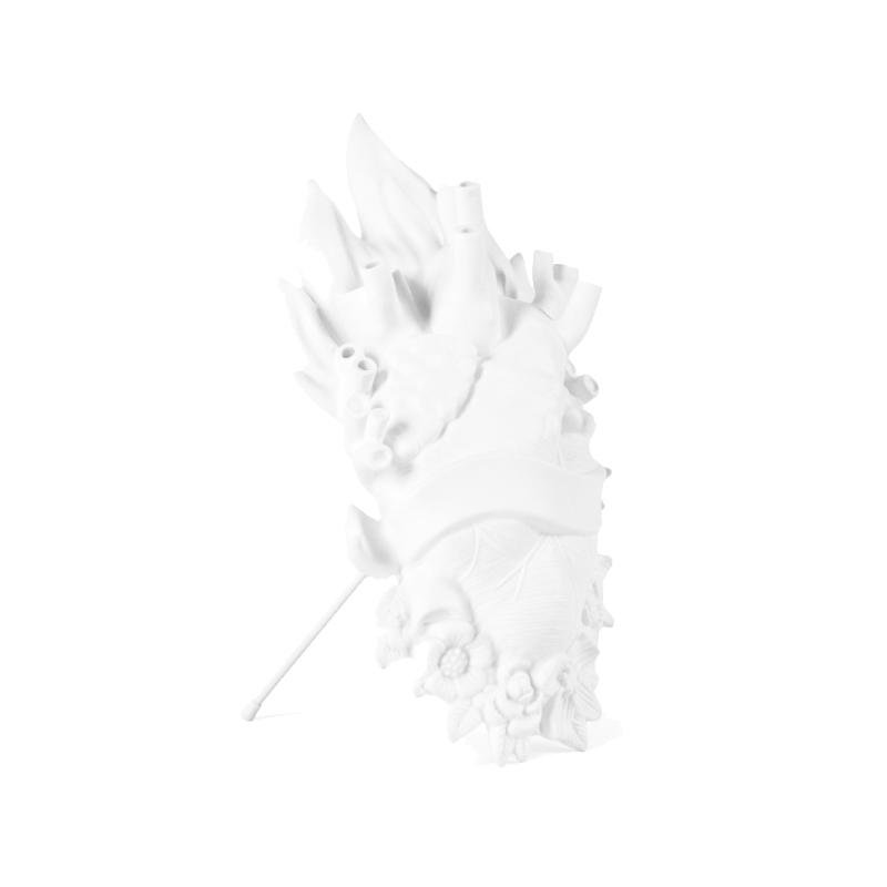 SELETTI vase en forme de coeur HOLY LOVE IN BLOOM