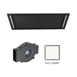 FALMEC hotte au plafond STELLA PLUS NOIRE 90 cm avec kit filtrant