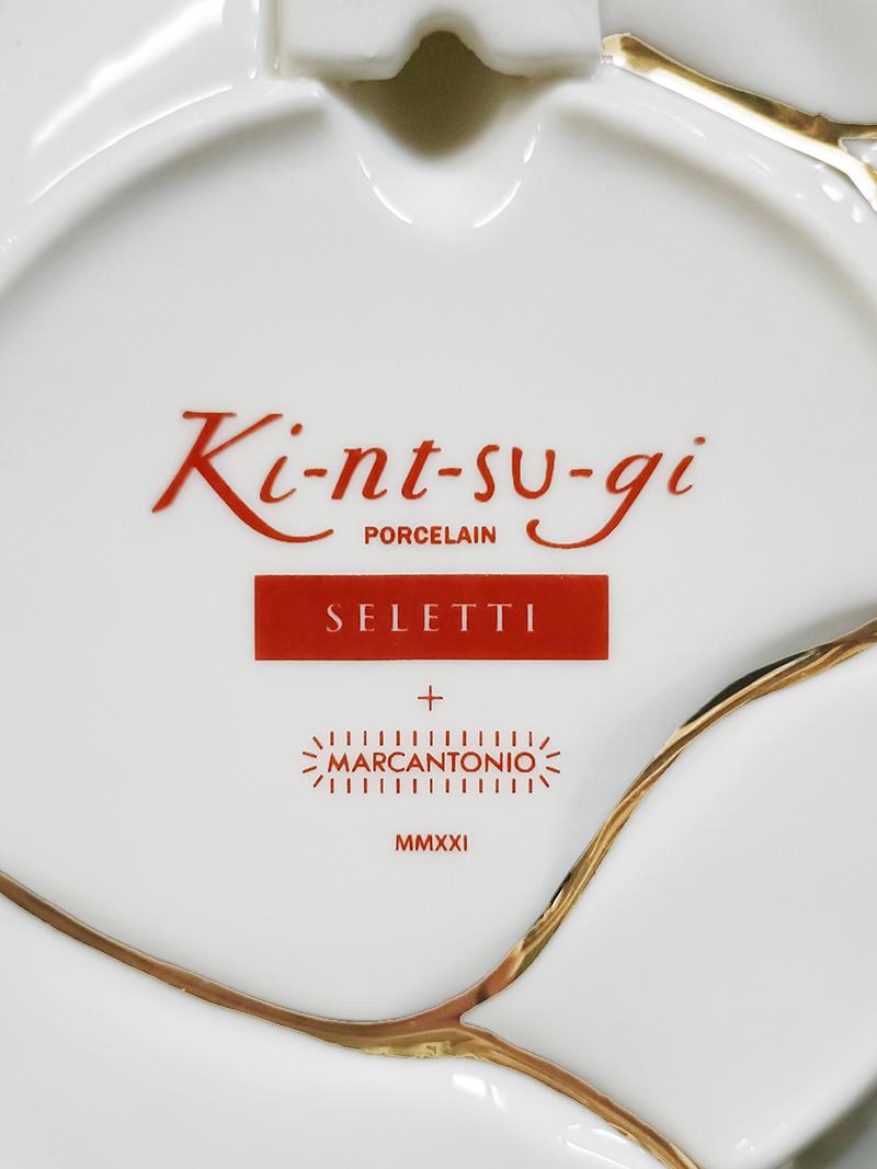 SELETTI vase en forme de coeur LOVE IN BLOOM KINTSUGI