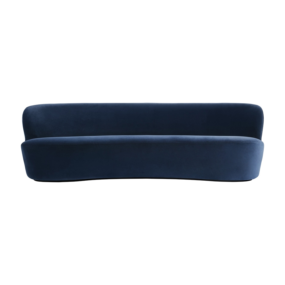 GUBI canapé STAY OVAL 240x95 cm avec la base noire