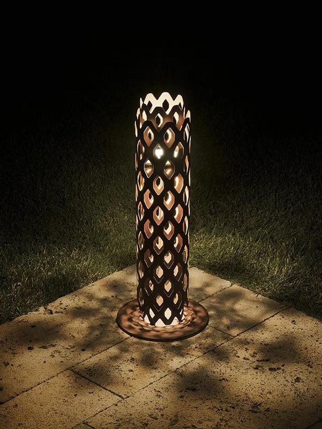SLAMP lampadaire pour l'extérieur CHARLOTTE BOLLARD OUTDOOR