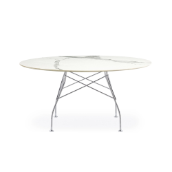 KARTELL table ronde GLOSSY XXL MARBLE Ø 150 cm