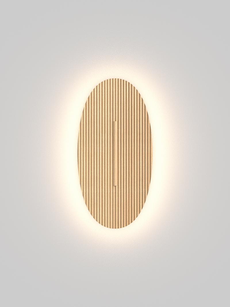 ROTALIANA lampe murale applique TOTEM & TABÙ W1 BOIS PHASE DIMMER 2700K