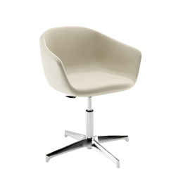 BBB ITALIA fauteuil LUCREZIA avec base 4 rayons avec vérin à gaz