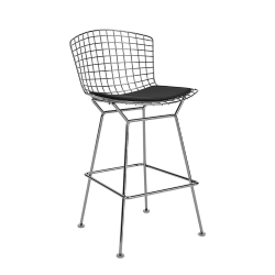 KNOLL tabouret hauteur comptoir avec coussin BERTOIA