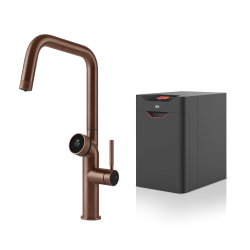 GESSI mitigeur de cuisine 60721 708 Copper Brushed VITA Collection avec unité CHAUD 60806