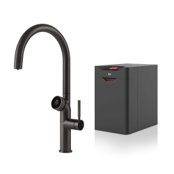 GESSI mitigeur de cuisine 60720 707 Black Metal Brushed VITA Collection avec unité CHAUD 60806
