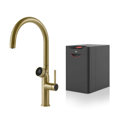 GESSI mitigeur de cuisine 60720 727 Brass Brushed VITA Collection avec unité CHAUD 60806