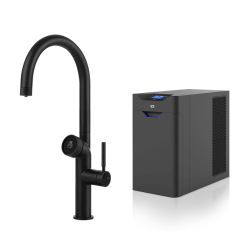GESSI mitigeur de cuisine 60720 299 Matt Black VITA Collection avec unité FROID 60802