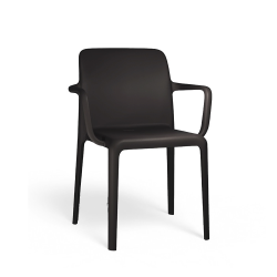 CONNUBIA set de 4 chaises avec accoudoirs BAYO pour extérieur